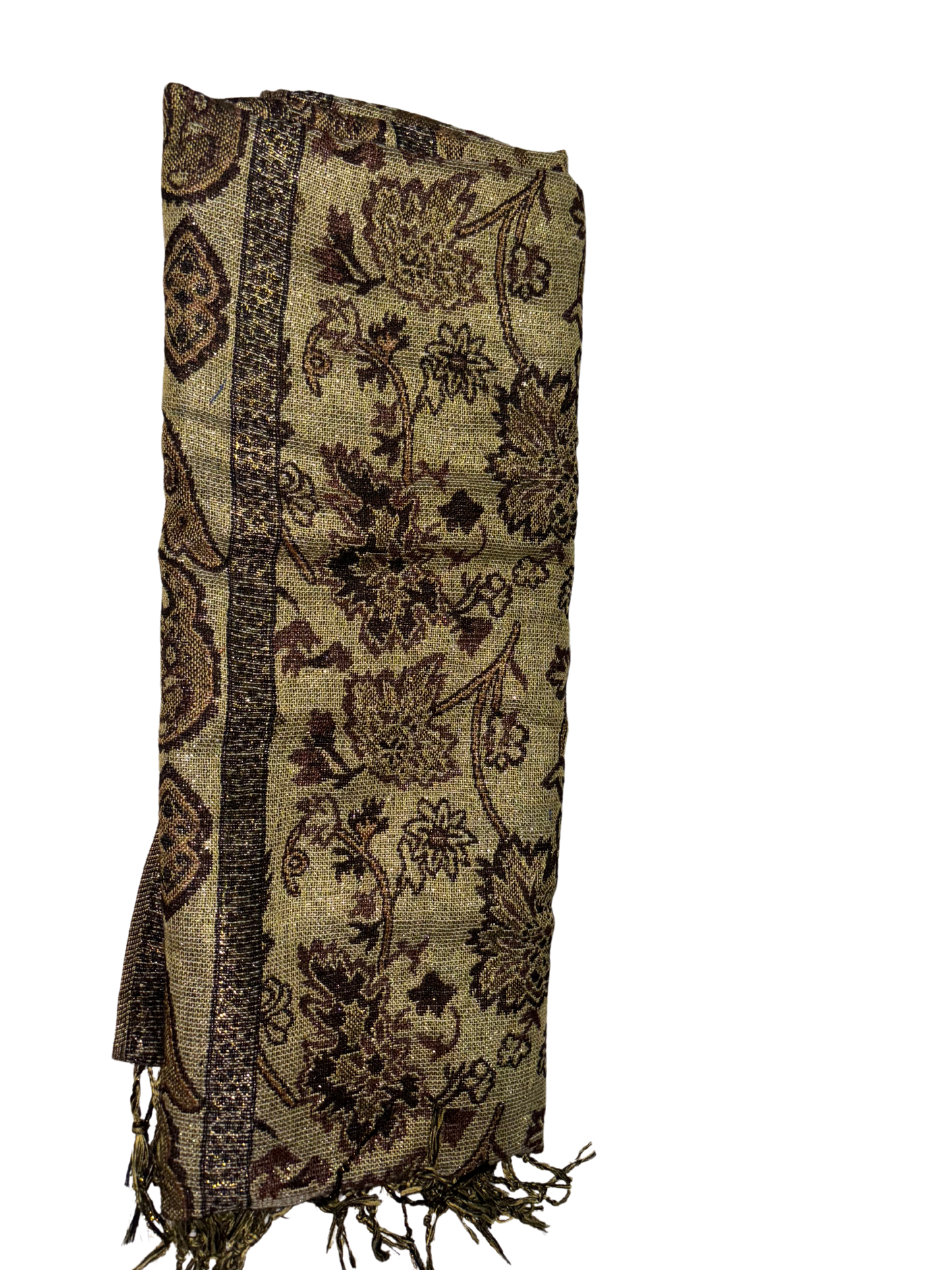 Brown Leaves Scarf