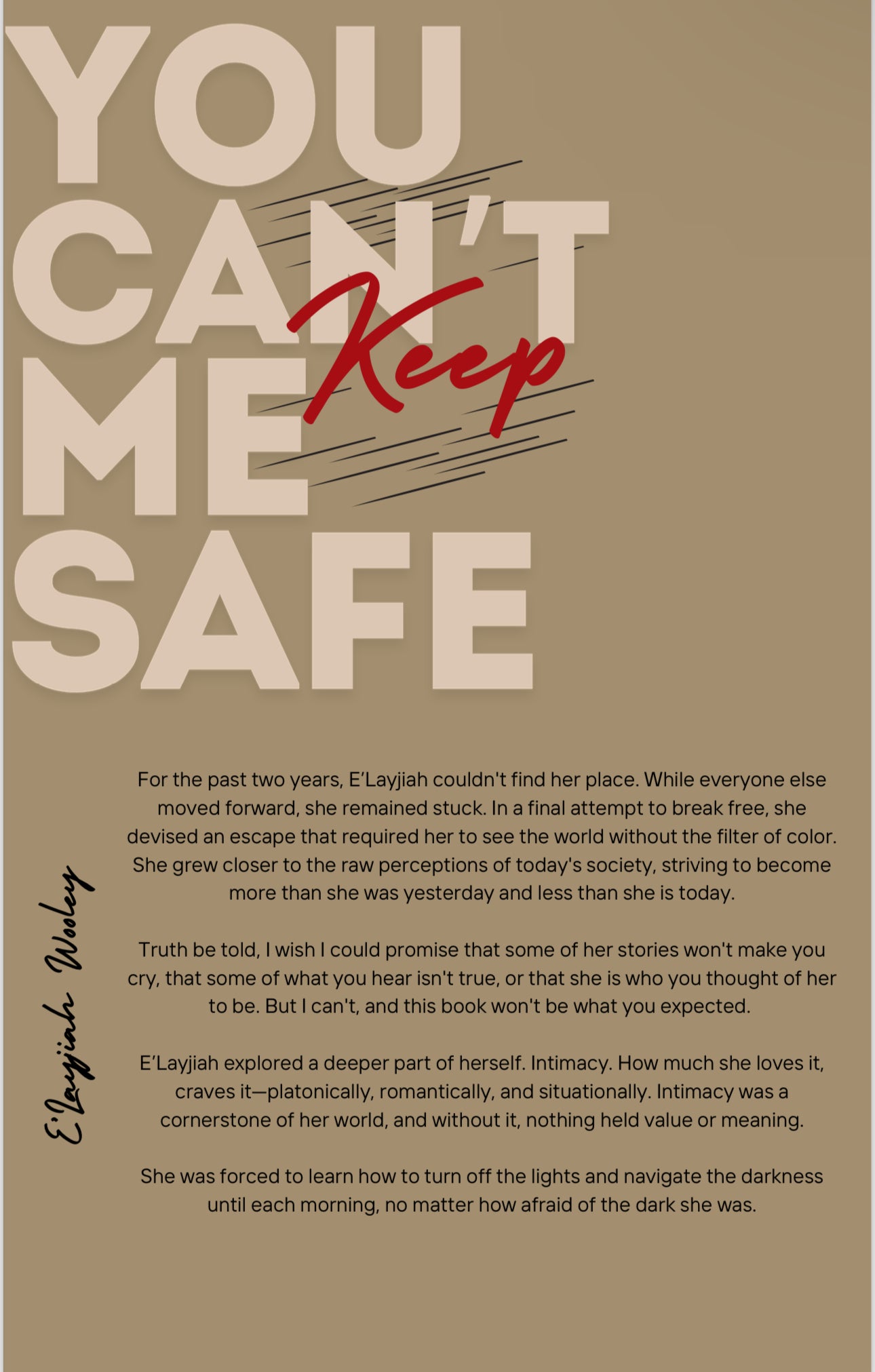 Pre-Sale You Can't Keep Me Safe Poetry E-book