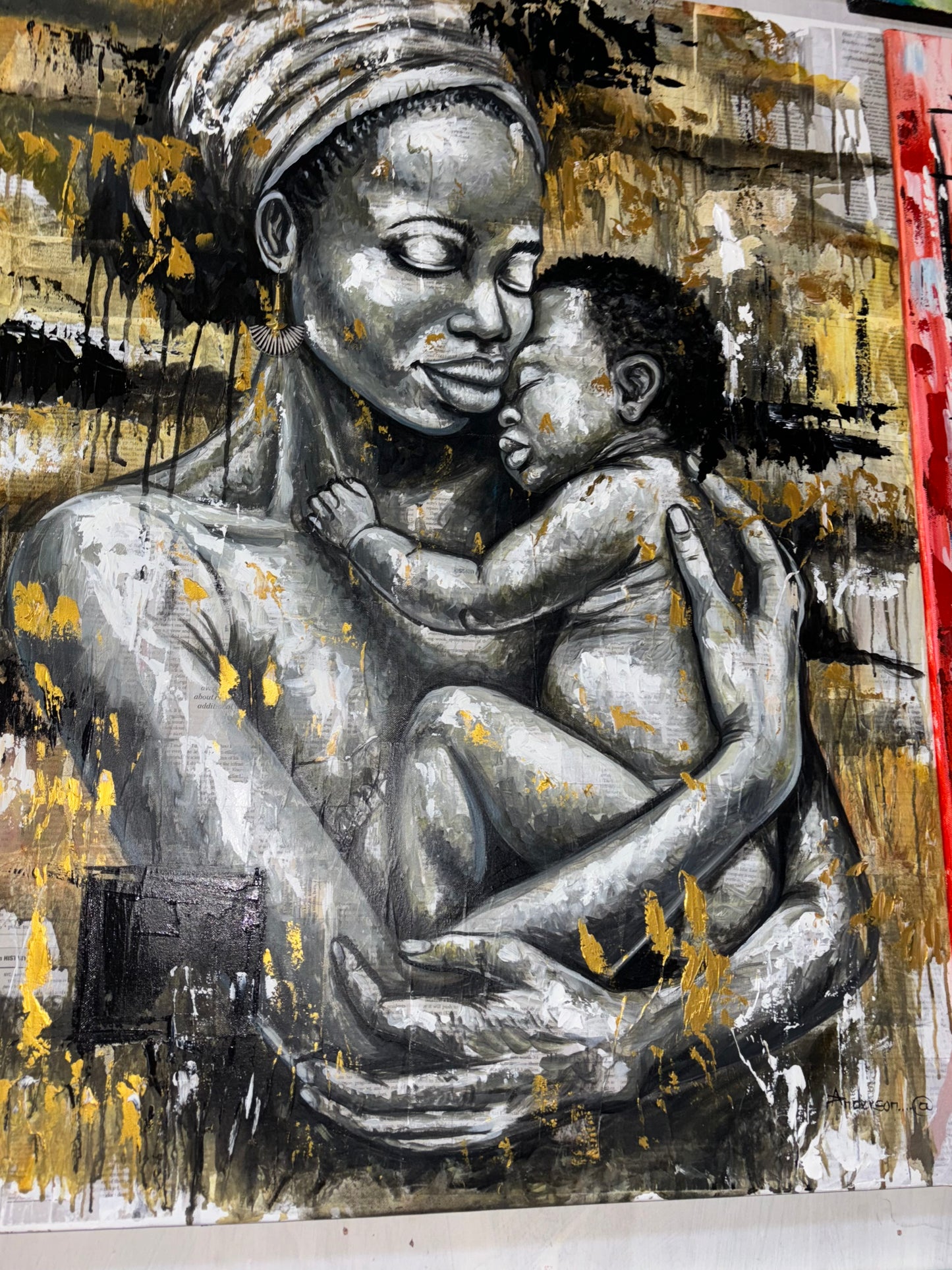 A Mothers Love Painting