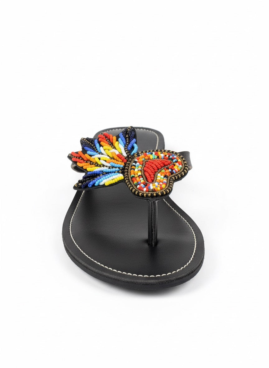 #1 Viral Tanzanian Beaded Sandals : Sunshine Jungle